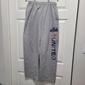 USA lucky dog‎ volleyball men's gray branded sweatpants XL